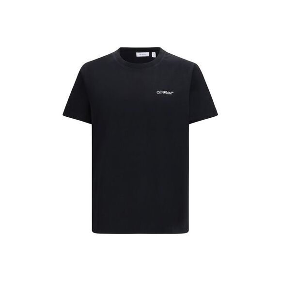 Off-White Black Cotton Men's T-Shirt